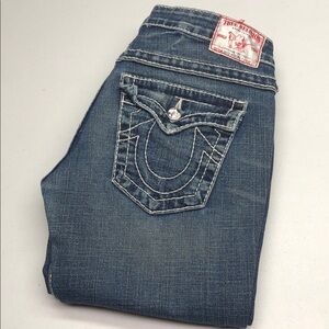 TRUE RELIGION DISCO BILLY BIG T JEANS 28x31 MADE IN USA 💎